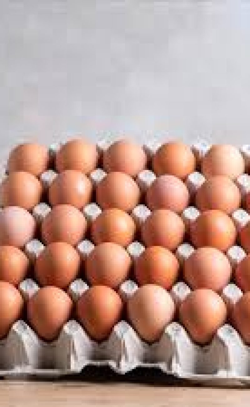 Tray of eegs
